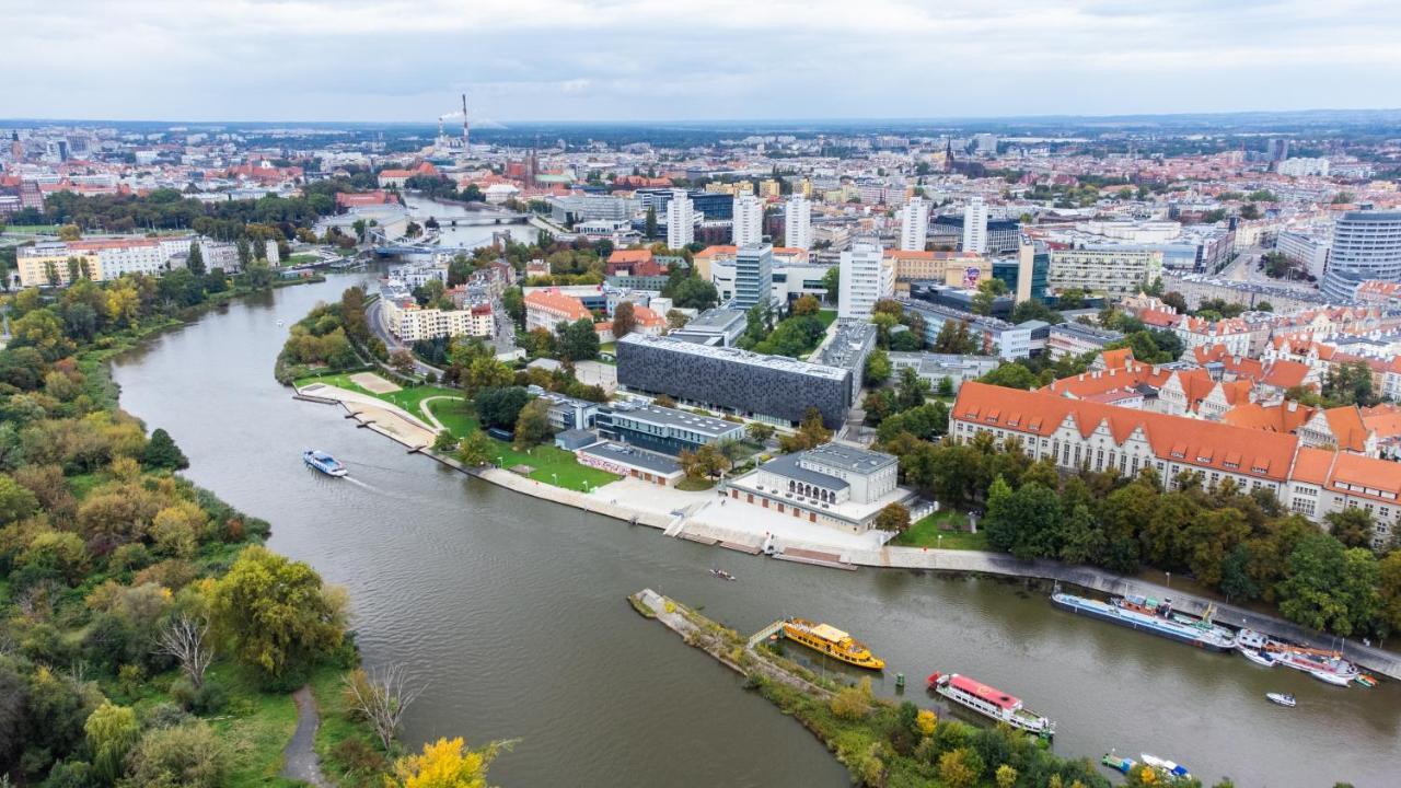 Komfortowy Apartament Z Parkingiem Вроцлав Экстерьер фото